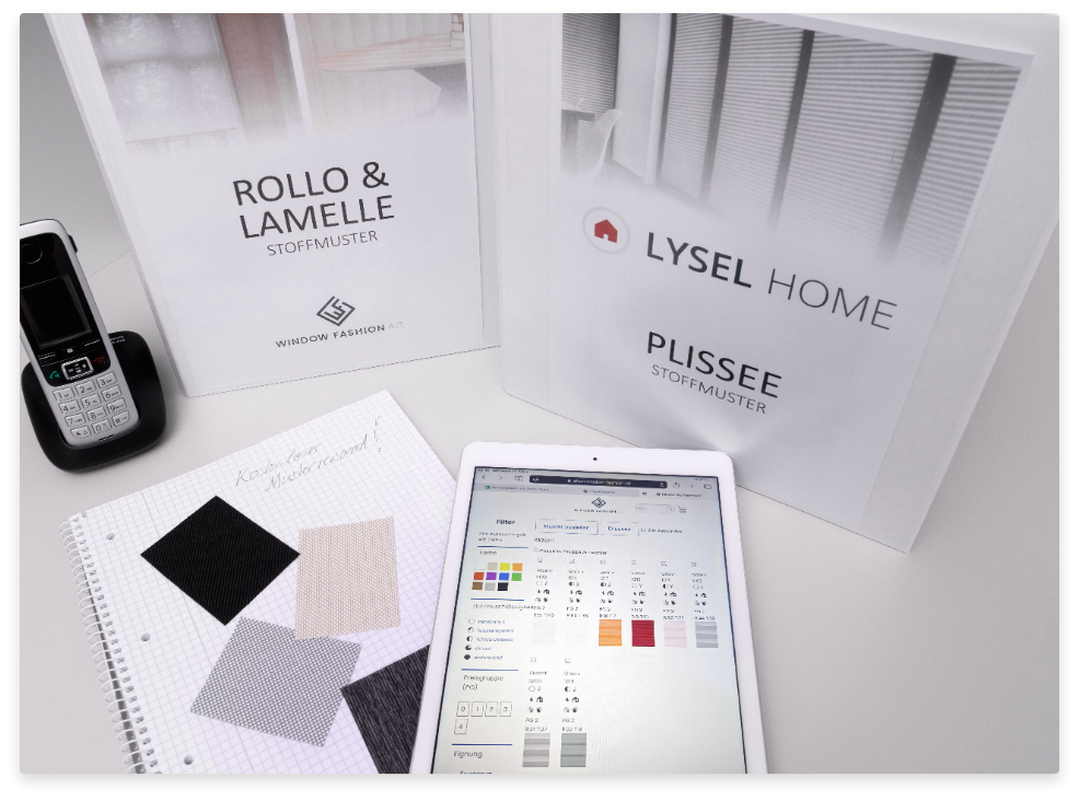 Service - Stoffmuster