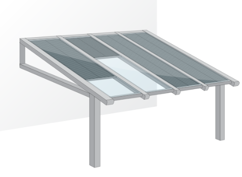 Outdoor-Plissee-Modell