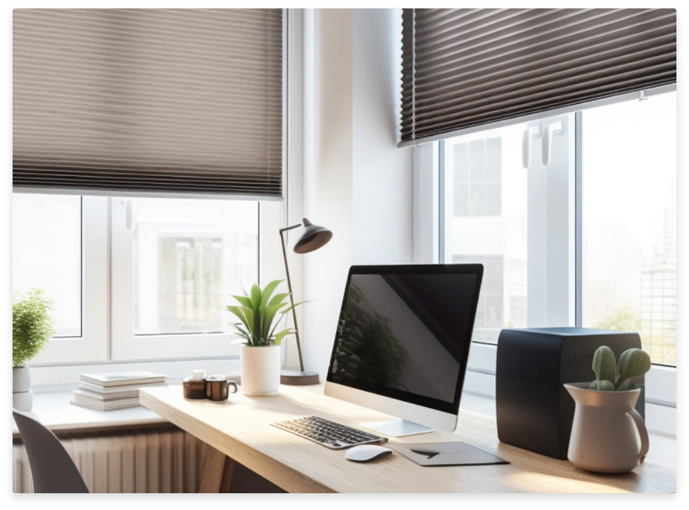 Blendschutz Plissees