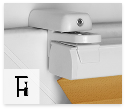 Plissees zum Klemmen