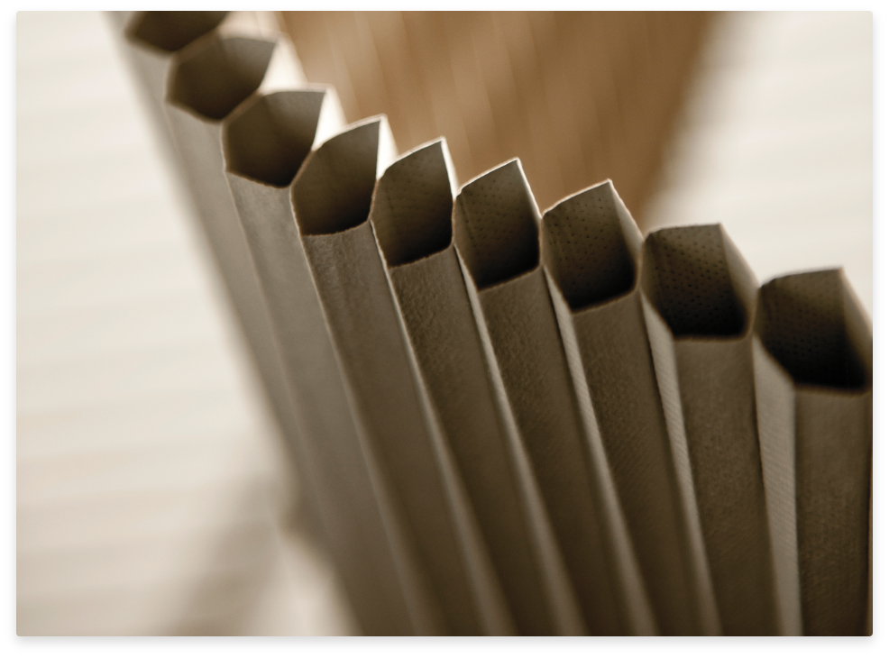 Wärmeschutzplissees