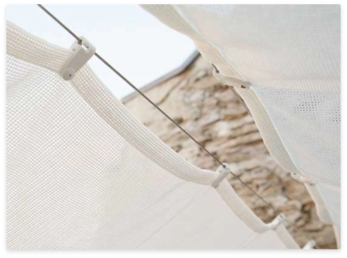 Sonnensegel Detail