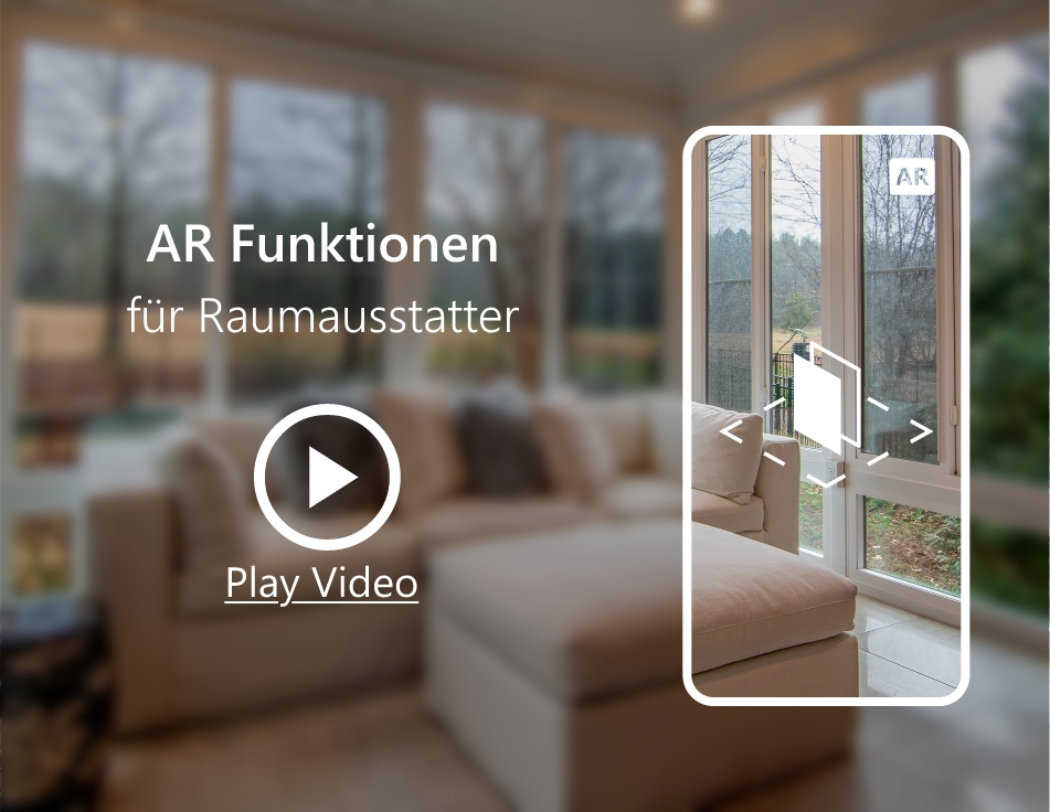 AR Funktionen für Raumausstatter